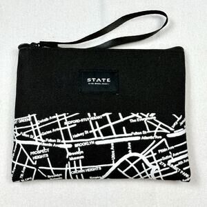 American Airlines Toiletry‎ Bag STATE Amenity Kits Brooklyn Map